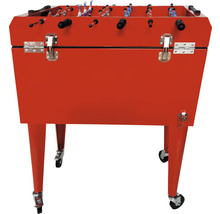 Tischfußballkasten mit Rollen