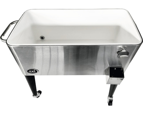 Kühlwagen mit Flaschenöffner und Rollen