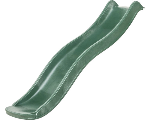 Kinderrutsche Rutsche ohne Gestell axi Sky175 Rutsche mit Wasseranschluss grün Kunststoff grün