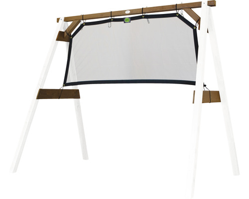 Gartenprojektor-Leinwand auf Holzrahmen