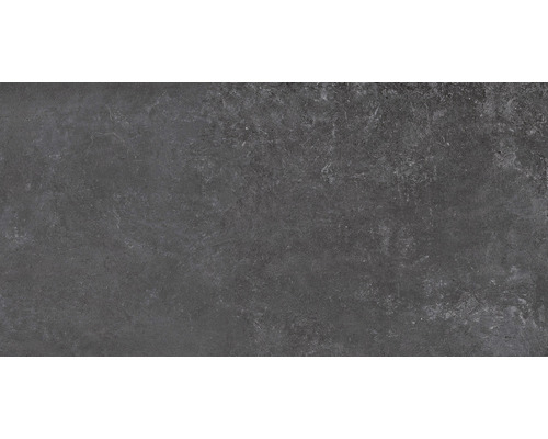 Feinsteinzeug Bodenfliese Grunge 60x120 cm anthrazit matt rektifiziert Antislip-Softoberfläche