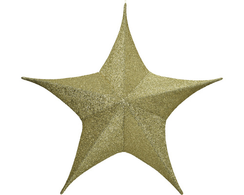 Dekorativer, glitzernder Weihnachtsstern zum Aufhängen