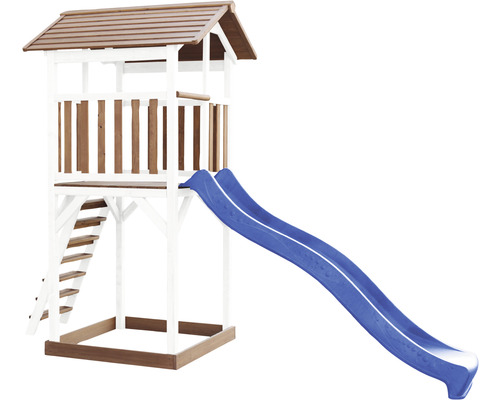 Spielturm mit Rutsche für den Garten