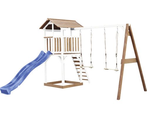 Spielplatz mit Rutsche, Turm und Schaukel