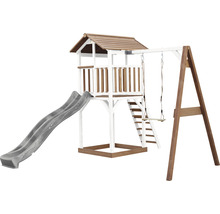 Spielturm mit Rutsche und Schaukel für den Außenbereich