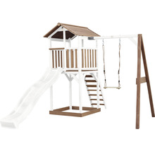 Spielturm mit Rutsche, Schaukel und Leiter für den Garten