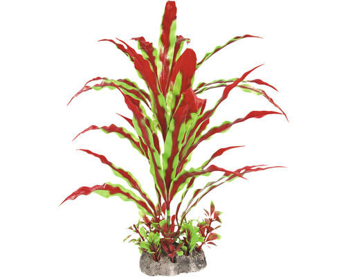 Kunststoff-Wasserpflanze Medium Nr. 34 24 cm rot