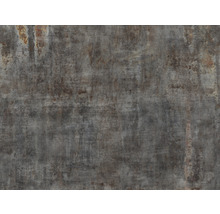 Graue Dekorplatte mit Rosteffekt