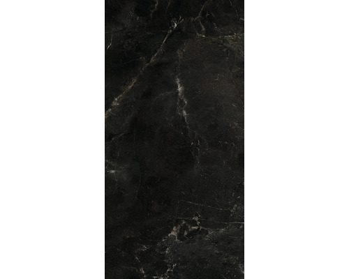 Kunststoffpaneel GX Wall+ Black Marble 5x300x600 mm Dunkle Fliese mit Marmorstruktur