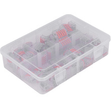 Klemmen in transparenter Aufbewahrungsbox