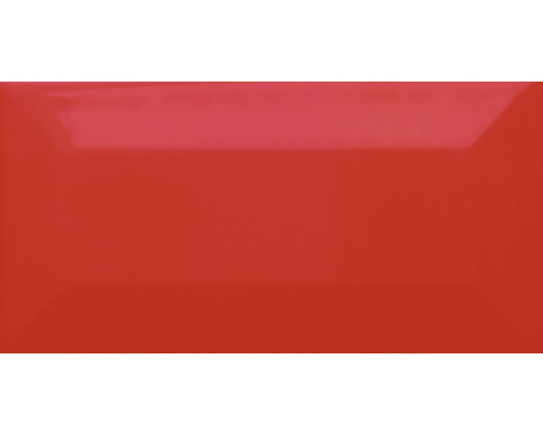 Steinzeug Wandfliese Metro 7,5x15 cm rot glänzend