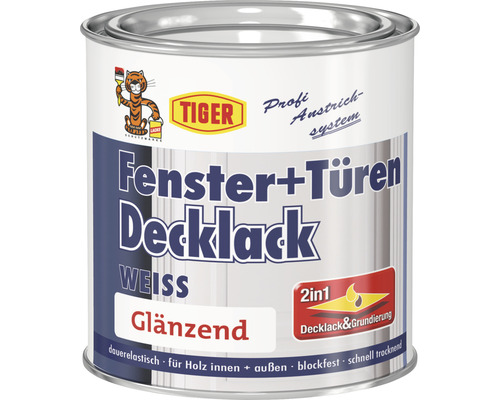Dose Fenster und Türen Decklack für den Innen- und Außenbereich
