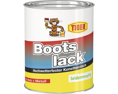 Tiger Bootslack seidenmatt RAL 7001 silbergrau 750 ml