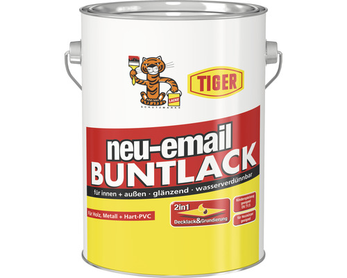Tiger neu-email Buntlack glänzend farblos 2,5 l