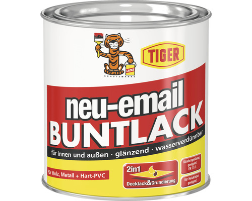 Tiger neu-email Buntlack glänzend farblos 375 ml