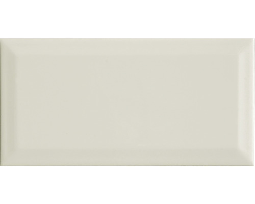 Steinzeug Wandfliese Metro 10,0x20,0 cm creme glänzend