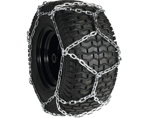 Schneeketten auf einem Reifen für erhöhte Traktion