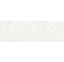 Steingut Wandfliese Grunge 32x90 cm weiß matt rektifiziert