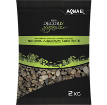 Verpackung AquaEL Natural Aquarium Substrate natürlicher Bodengrund 2 Kilogramm