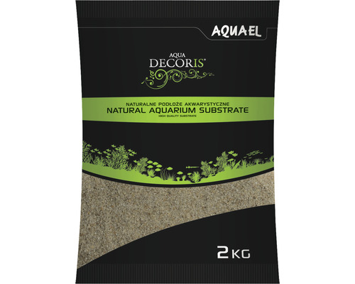 Aquariensand AQUAEL Aqua Decoris Quarzsand 0,4-1,2 mm 2 kg Verpackung mit Aquael Aqua Decoris natürlichem Aquarium Bodensubstrat, 2 kg