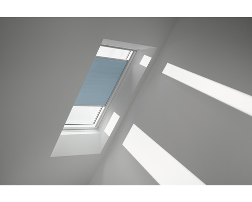 Velux Wabenplissee gletscherblau uni manuell FHC U08 1169S