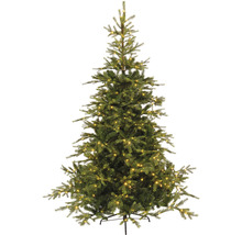 Geschmückter Weihnachtsbaum mit Beleuchtung