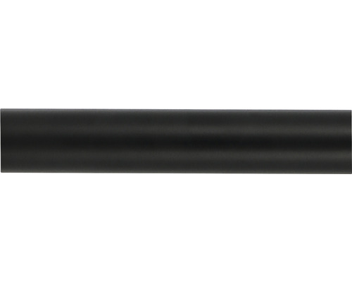 Vorhangstange Premium Black Line schwarz 150 cm Ø 20 mm Schwarzes Stahlrohr