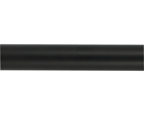 Vorhangstange Premium Black Line schwarz 200 cm Ø 20 mm Dunkler Kunststoff-Rohrabschnitt