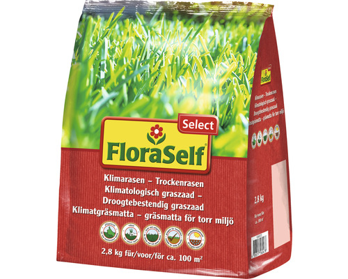 Trockenrasen - Klimarasen FloraSelf Select 2,8 kg / 100 m²