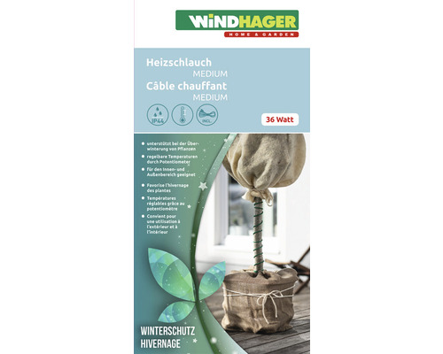 Windhager Heizschlauch Medium zum Schutz von Pflanzen im Winter