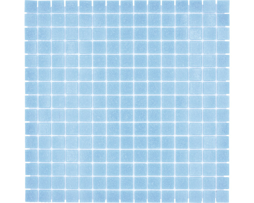 Glasmosaik GM A 379 32,7x30,5 cm für Poolbau blau türkis