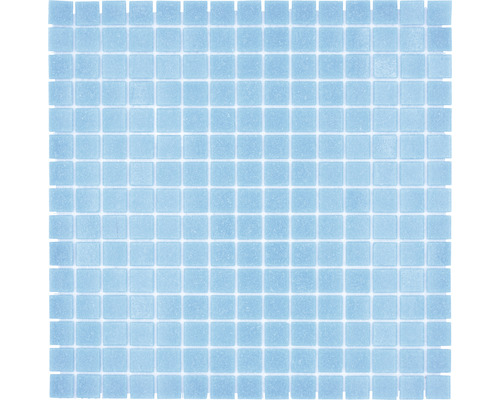 Glasmosaik GM A 379 32,7x30,5 cm für Poolbau blau türkis Mosaikfliese aus Glas