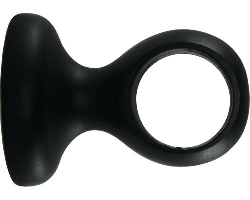 Träger 1-läufig für Love Autrement Black Line schwarz Ø 28 mm 5 cm lang 1 Stk. Seilhalterung aus Kunststoff