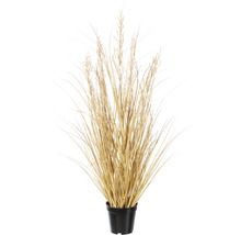 Kunstgras Carex im Topf H 89 cm natur
