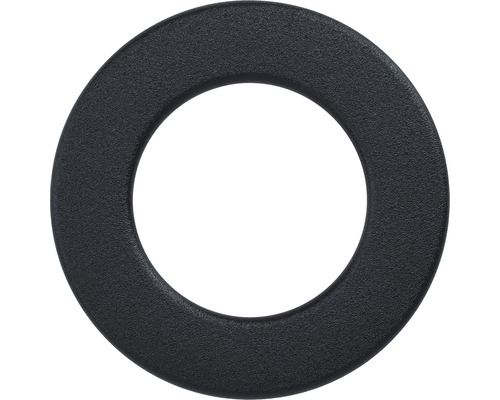 LED Einbauleuchte Eglo FUEVA 5 2,7 W 3000 K 1-flammig Ø 86 mm schwarz IP 20 1 Stück Schwarze Rosette für Sanitärinstallationen