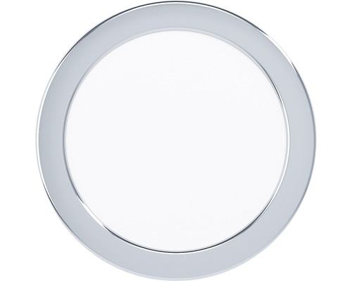 LED Einbauleuchte Eglo FUEVA 5 10,5 W 3000 K 1-flammig Ø 166 mm chrom IP 44 1 Stück Runder Deckenleuchtenrahmen