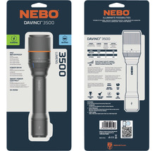 LED Taschenlampe NEBO DAVINCI™ 3500 IP67 schwarz-thumb-5
