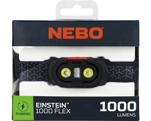 Nebo Einstein 1000 Flex Stirnlampe in Verpackung