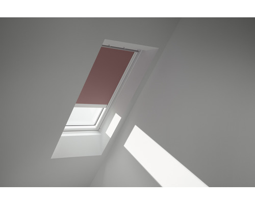 Velux Verdunkelungsrollo solarbetrieben rosenholz uni DSL C02 4578SWL