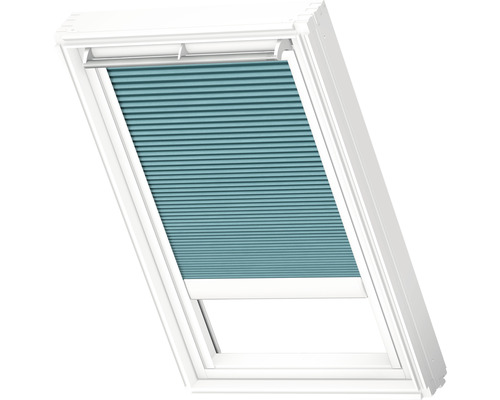 Velux Plissee-Faltstore solarbetrieben petrol uni FSC C02 1173S