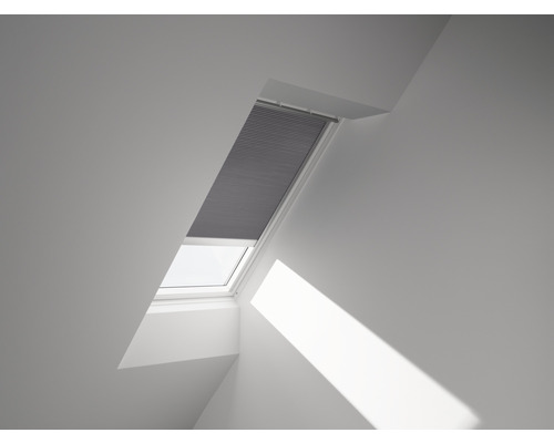 Velux Wabenplissee-Faltstore elektrisch betongrau uni FMC P06 1163S