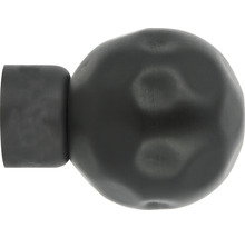 Endstück gehämmerte Kugel für Loft Black Line schwarz Ø 28 mm 1 Stk.