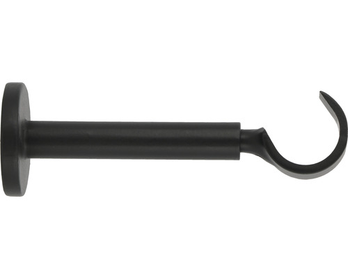 Träger 1-läufig für Loft & Premium Black Line schwarz Ø 20/28 mm 11,5 - 15 cm lang 1 Stk.