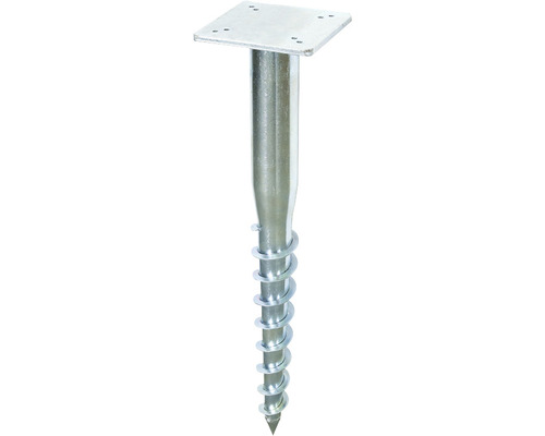 Erdanker mit quadratischer Platte