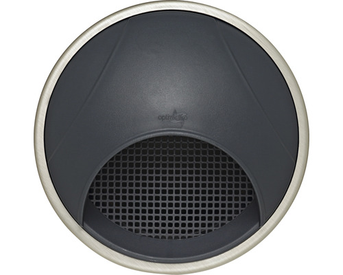 Deckel für Abfallbehälter mit Gittereinsatz