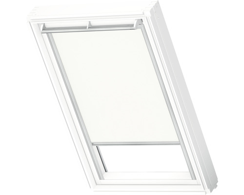 VELUX Sichtschutzrollo weiß uni solarbetrieben Rahmen weiß RSL C02 1028SWL