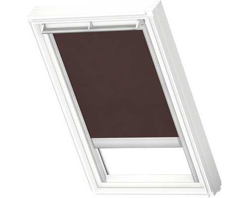 Velux Tageslichtrollo solarbetrieben dunkelbraun uni RSL C02 4162S