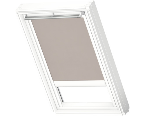 Velux Tageslichtrollo solarbetrieben hell-taupe uni RSL C02 4169S