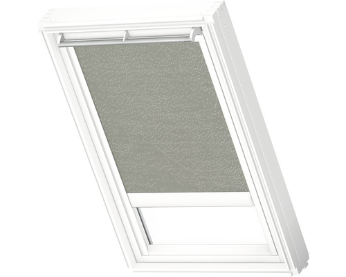 Velux Tageslichtrollo elektrisch olive gepunktet RML C02 4165S