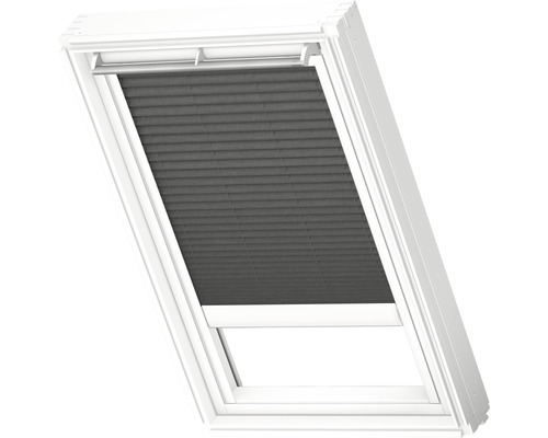 Velux Plissee-Faltstore solarbetrieben graphitgrau uni FSL C02 1274S